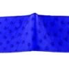 Portefeuille en autruche véritable bleu indigo et noir – Image 5